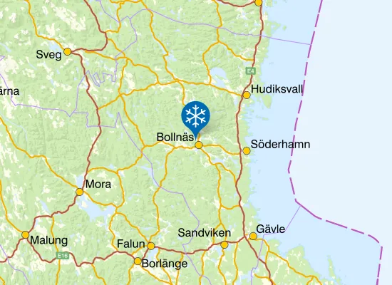 Karta Bolleberget