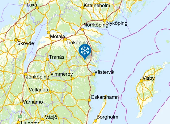 Karta Skidbacken i Överum