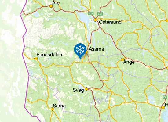 Karta Klövsjö / Storhogna