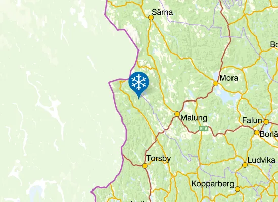 Karta Långbergets Sporthotell
