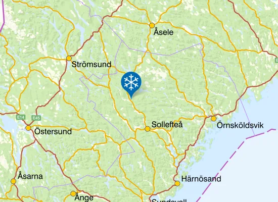 Karta Näsåkers skidbacke