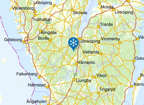 Karta Kyllås ski