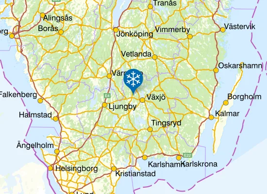 Karta Hanaslövbacken