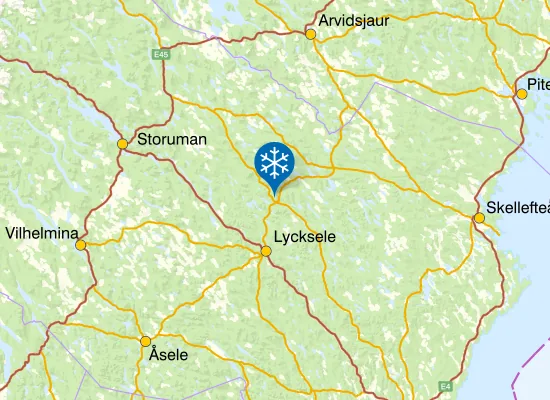 Karta Kåtaberget skidbacken