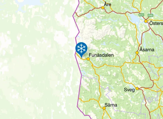 Karta Tänndals Vallen