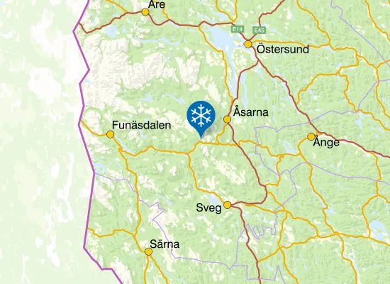 Karta Vemdalsskalet