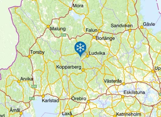 Karta Fjällberget