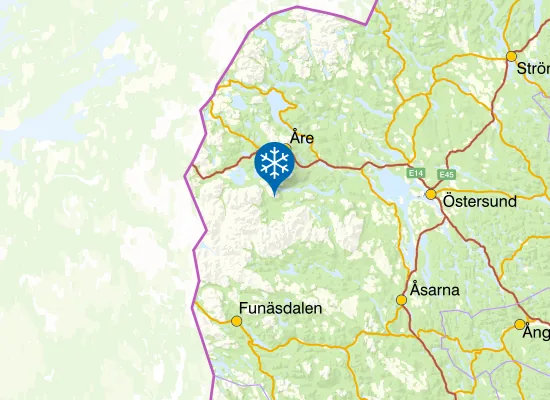 Karta Vålådalen