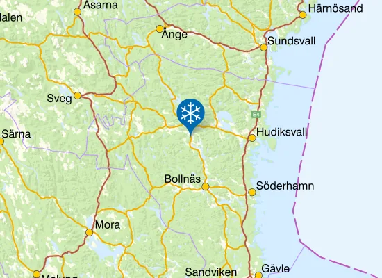Karta Järvsöbacken