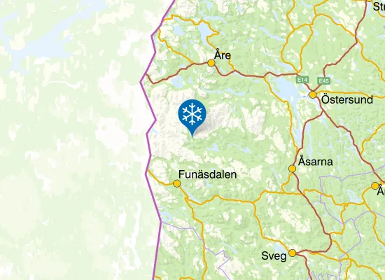 Karta Ljungdalsberget