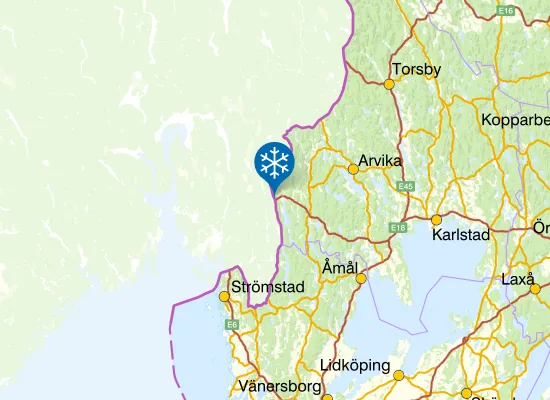 Karta Kjölen Sportcenter