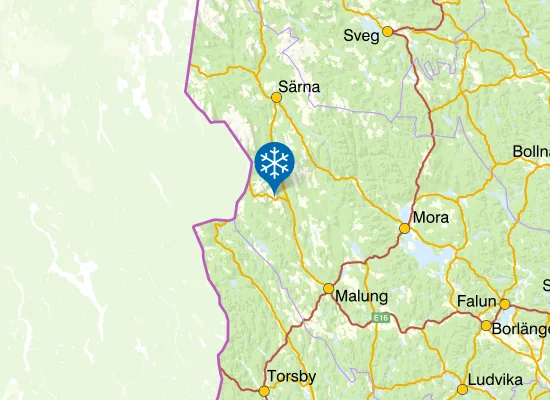 Karta Högfjället