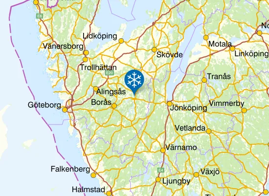 Karta Ulricehamn Skicenter