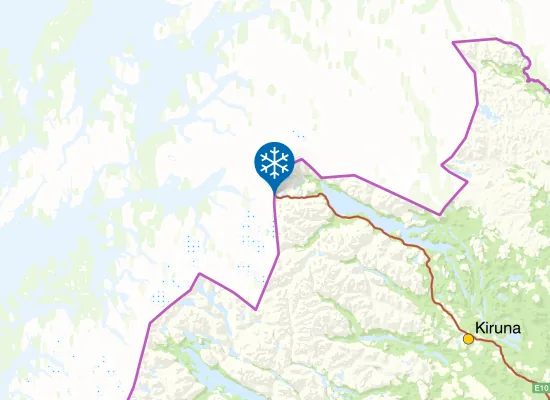 Karta Riksgränsen