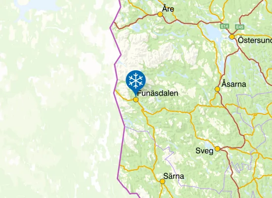 Karta Funäsdalen