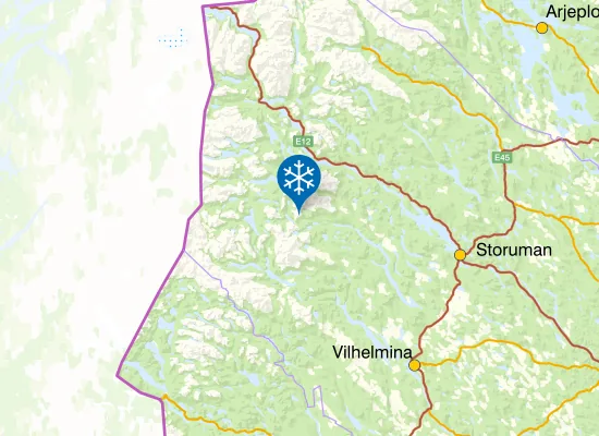 Karta Kittelfjäll