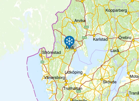 Karta Åmåls skicenter