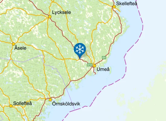 Karta Middagsberget