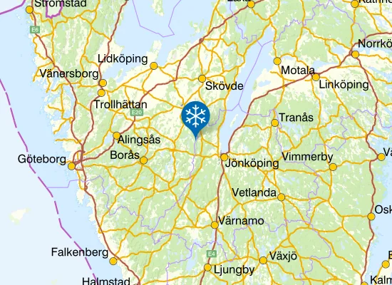 Karta Mullsjö Alpin