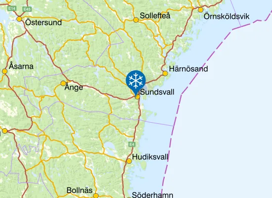 Karta Sidsjöbacken