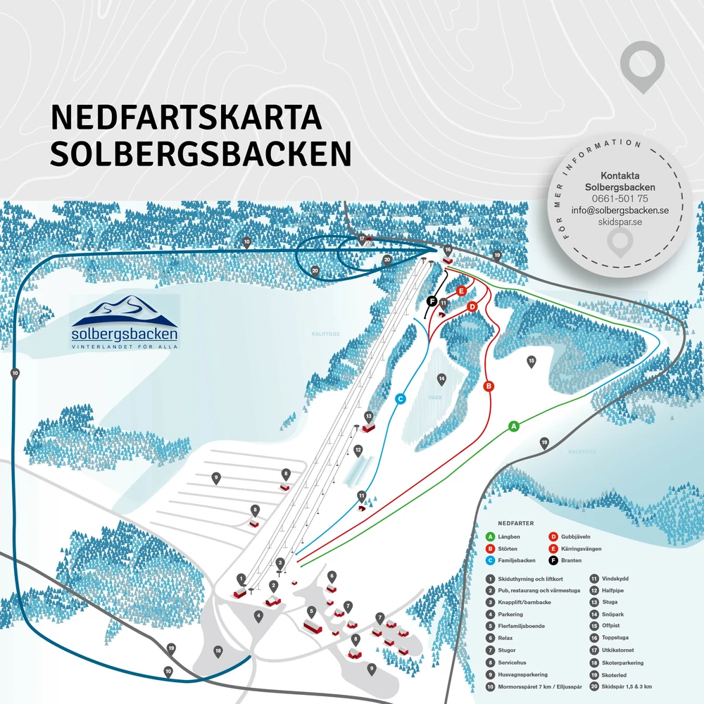 Pistkarta Solbergsbacken