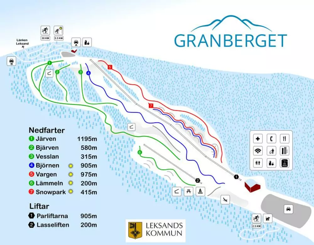 Pistkarta Granberget