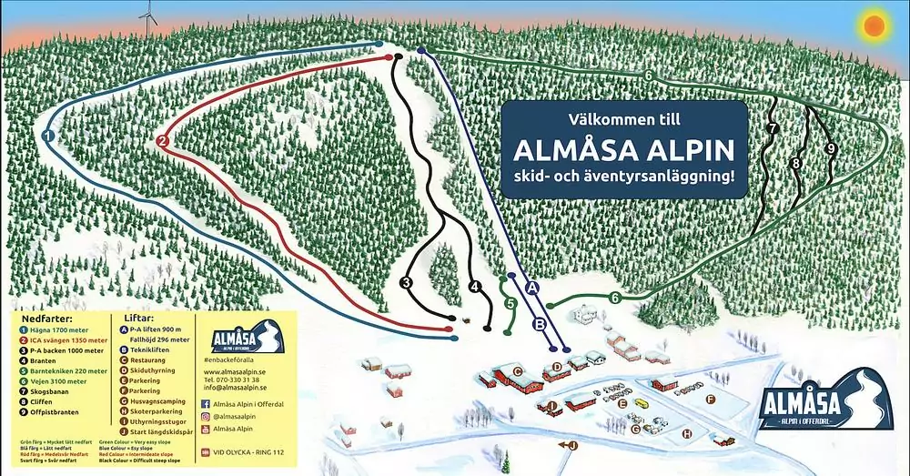 Pistkarta Almåsa