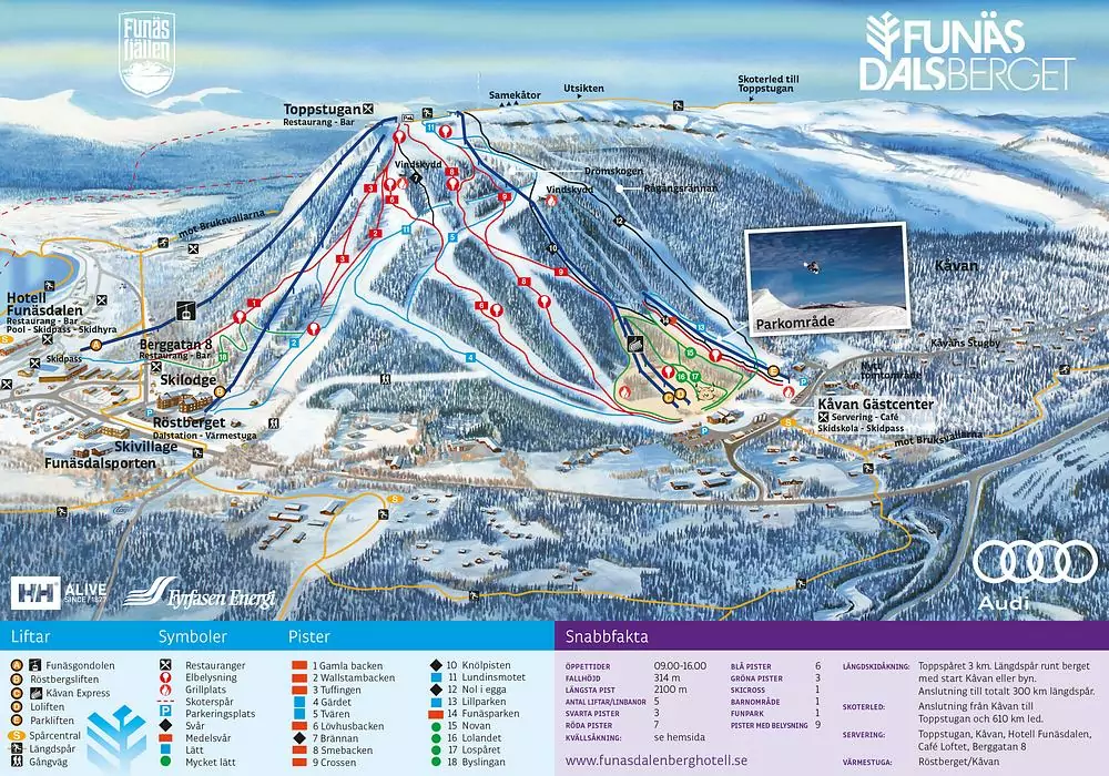 Pistkarta Funäsdalen