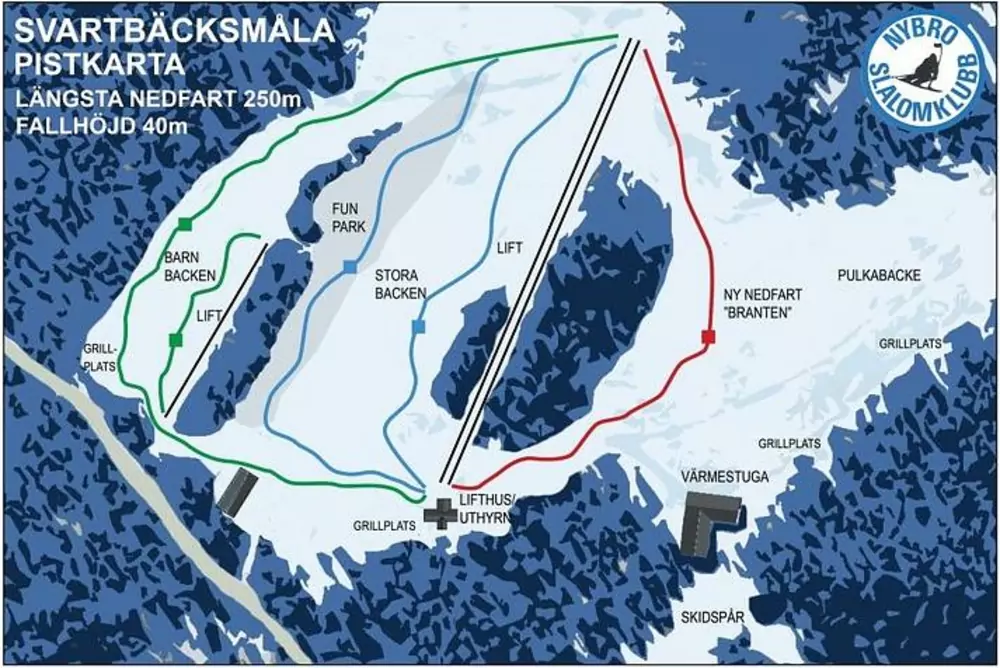 Pistkarta Svartbäcksmåla