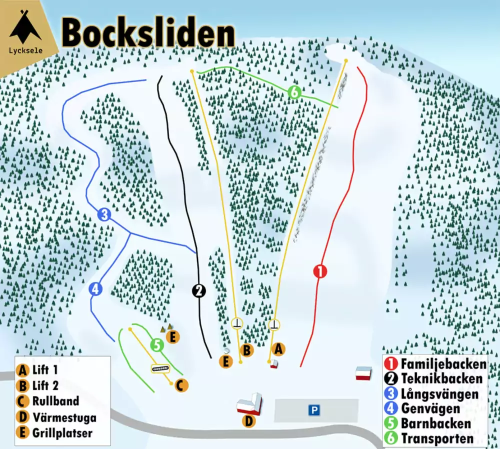 Pistkarta Bocksliden