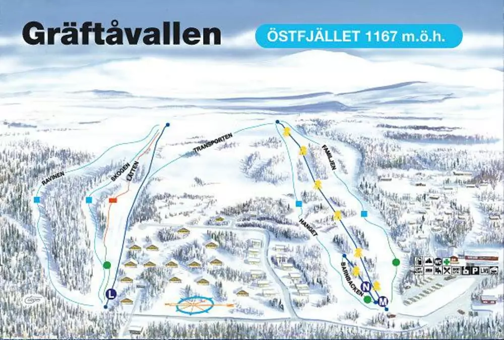 Pistkarta Gräftåvallen